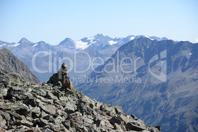 Auf dem Wilden Mannle, Ötztaler Alpen