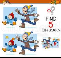differences activity task