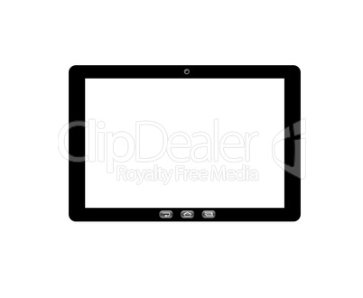 tablet computers isolated