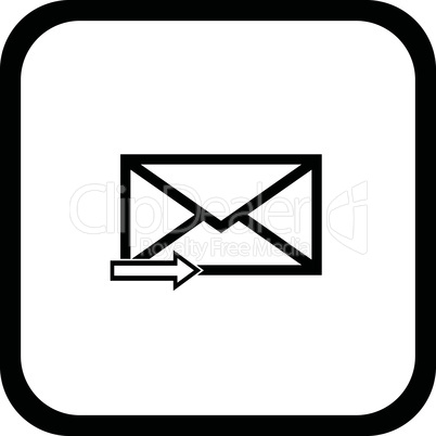 Email symbol letter icon - vector.