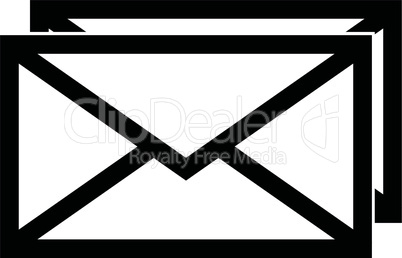 Email symbol letter icon - vector.