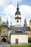 City Hall and downtown Chemnitz in Saxony