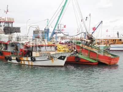 Fischkutter bei Kusadasi, Türkei Fischkutter bei Kusadasi, Türkei