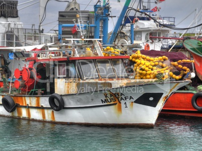 Fischkutter bei Kusadasi, Türkei