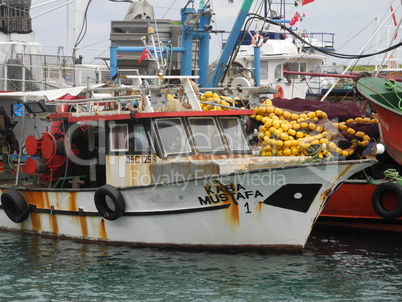 Fischkutter bei Kusadasi, Türkei