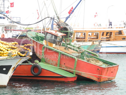 Fischkutter bei Kusadasi, Türkei