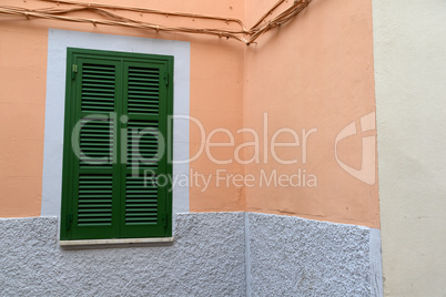 Fenster in Alcudia, Mallorca