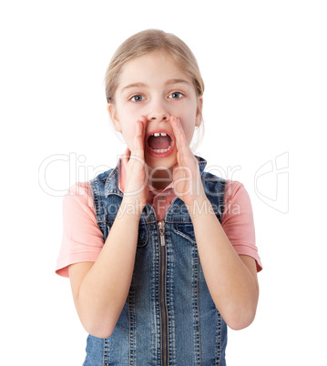 girl screaming