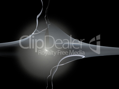 image of one Digital Fractal on Black Color image of one Digital Fractal on Black Color
