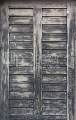 old wooden door