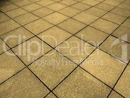 Concrete pavement sepia