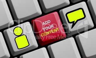 Add your content online