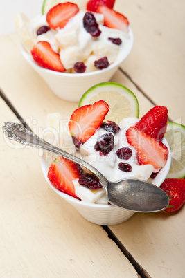 fruit and yogurt salad healthy breakfast