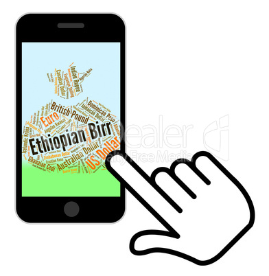 Ethiopian Birr Represents Foreign Exchange And Birrs