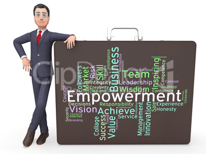 Empowerment Words Indicates Spur On And Empowering