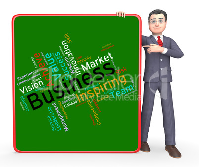 Business Words Means Importing Selling And Export