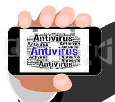 Antivirus Lock Indicates Security Secure And Spyware
