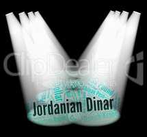 Jordanian Dinar Shows Worldwide Trading And Broker