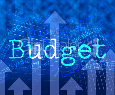 Budget Words Means Accounting Budgeting And Expenditure