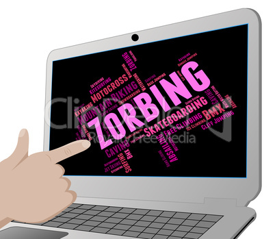 Zorbing Word Indicates Words Zorber And Zorb-Ball