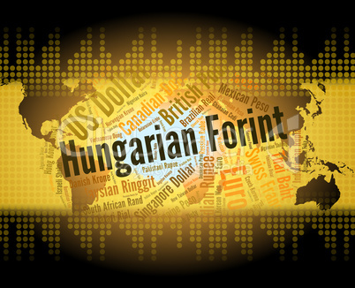 Hungarian Forint Shows Foreign Exchange And Broker