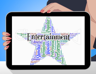 Entertainment Star Indicates Hollywood Movies And Cinemas