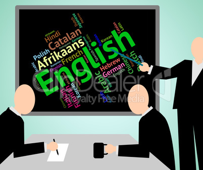 English Language Represents Learn Catalan And Dialect