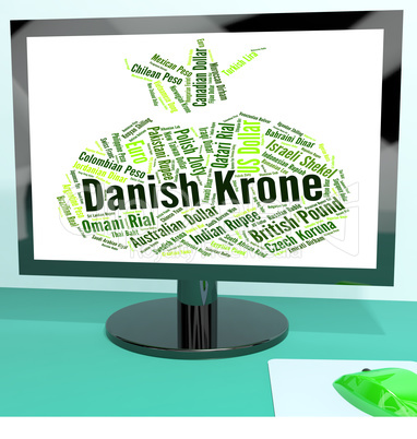 Danish Krone Represents Exchange Rate And Currency