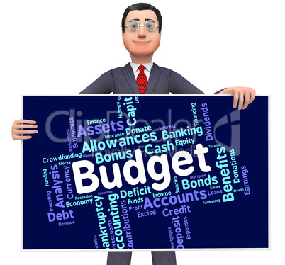 Budget Words Indicates Budgets Accounting And Costing