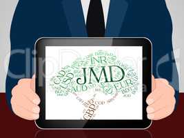 Jmd Currency Means Jamaican Dollars And Banknotes