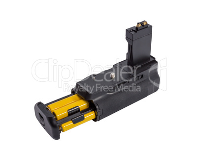Battery grip for modern DSLR camera