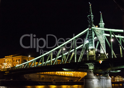 Liberty bridge in Budapest .