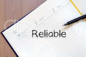 Reliable write on notebook