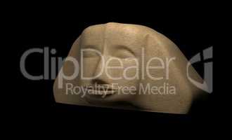 Head of Sphinx Giza, Egypt. 3d render