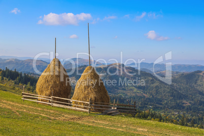 Haystack Mountain was shot in a sunny day