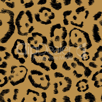 Seamless animal fur pattern vector