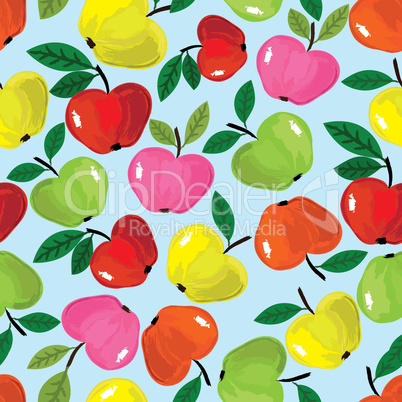 apple seamless pattern