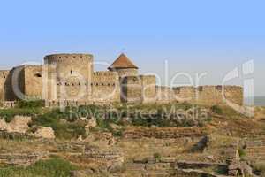 Ancient Akkerman fortress at Belgorod-Dnestrovsky, near Odessa, Ukraine. Citadel old fortress. The South of Ukraine photo