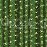 Cactus plants texture seamless pattern background