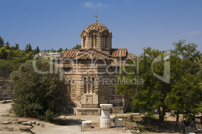 Old Orthodox church at the Agora, Athens, Greece