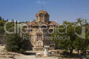 Old Orthodox church at the Agora, Athens, Greece