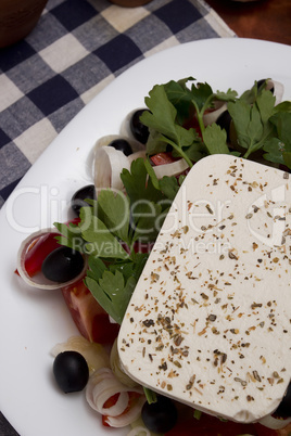 Traditional Greek salad