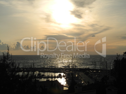 Blick zur Marina in Kusadasi