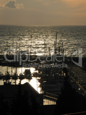 Blick zur Marina in Kusadasi