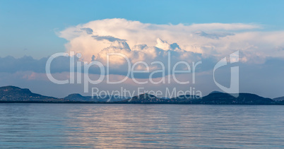 Landscape from lake Balaton in Hungary