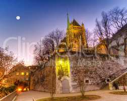 Saint-Pierre cathedral in Geneva, Switzerland, HDR