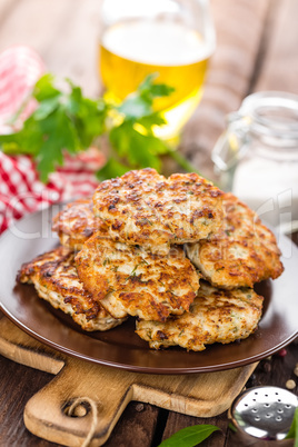 fried meat cutlets