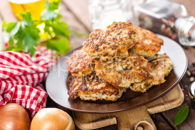 fried meat cutlets