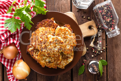 fried meat cutlets