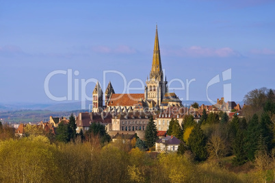 Autun Kathedrale - Autun in France, the cathedral